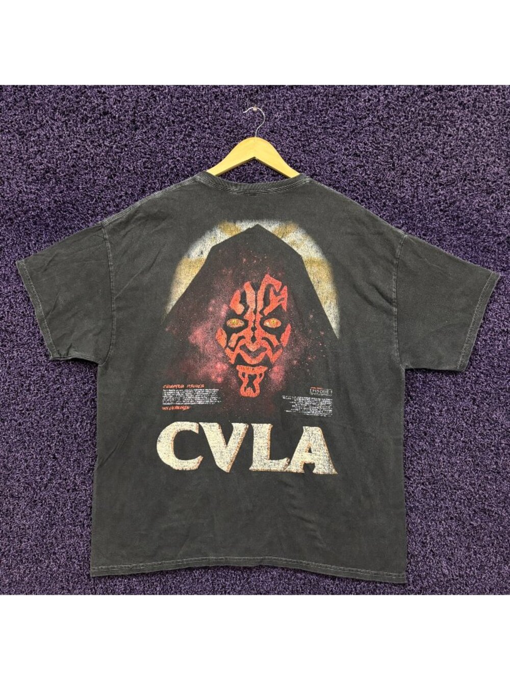 CVLA x Star Wars Darth Maul Big Print T-Shirt Size XXL